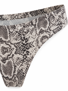 Snake Print detail view - waistband and leg opening