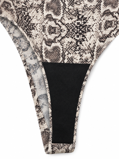 Snake Print detail view - inner gusset