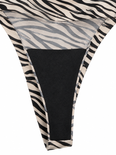 Zebra Print detail view - inner gusset