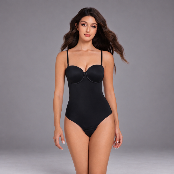 Body à bonnets et dos lacé