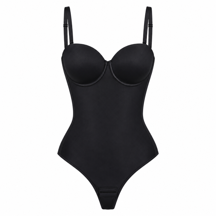 Body à bonnets et dos lacé