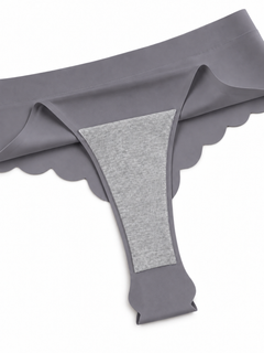 Grey detail view - inner gusset