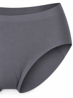 Grey detail view - waistband and leg opening