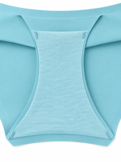 Turquoise detail view - inner gusset