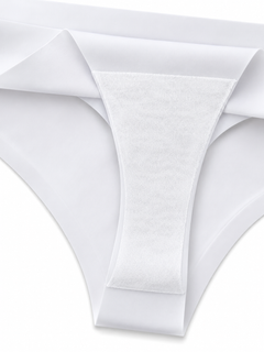 White detail view - inner gusset