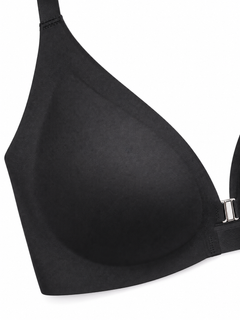 Black detail view - cup and neckline