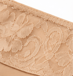 Nude detail view - lace trim