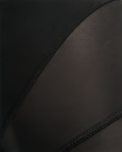 Black detail view - panel seams