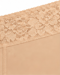 Nude detail view - lace waistband