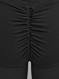 Black detail view - ruched back