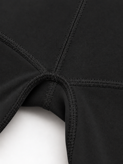 Black detail view - inner seams