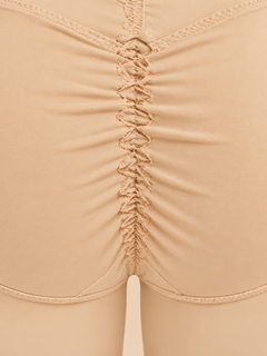 Nude detail view - ruched back