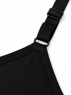 Black detail view - adjustable strap