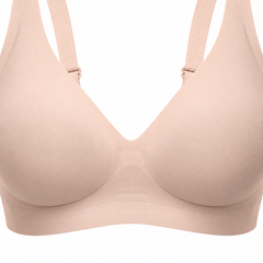 Nude detail view - neckline and cups