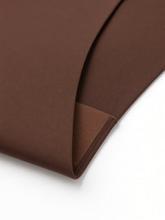 Dark Brown detail view - inner gusset