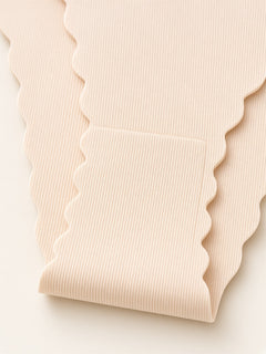 Nude detail view - gusset and ribbed fabric