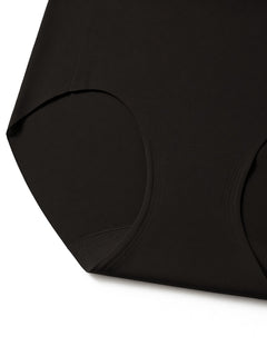 Black detail view - leg-opening edge