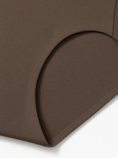 Dark Brown detail view - leg-opening edge
