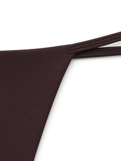 Chocolate Brown detail view - side string junction