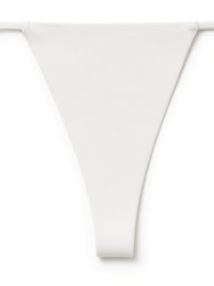 White detail view - tapered front panel