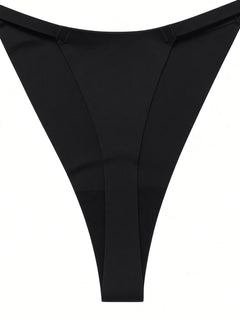 Black detail view - front panel and crotch