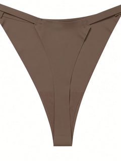 Mocha Brown detail view - front panel and crotch