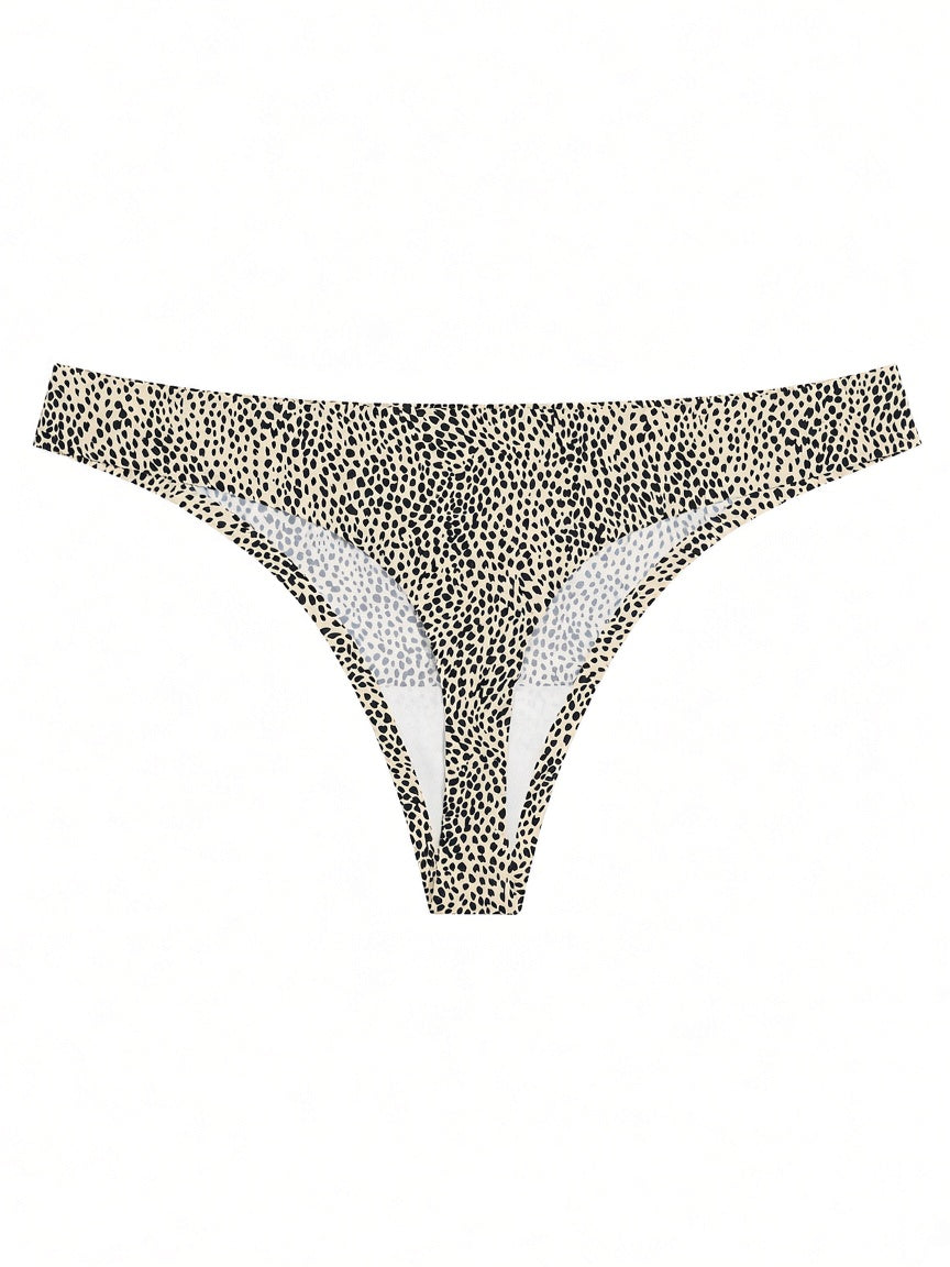 Cream Leopard product view - front