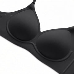 Black detail view - cups and curved undercup detailing