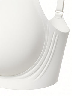 White detail view - side and adjustable strap