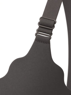 Charcoal detail view - adjustable strap