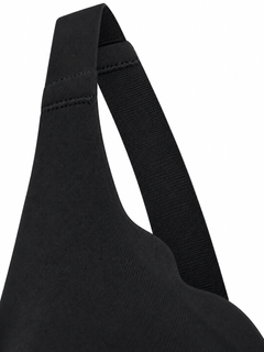 Black detail view - adjustable strap